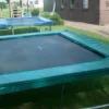 Trampolin Randpolster für Elfje Bahama | 307 x 221 cm | Grün | Extra