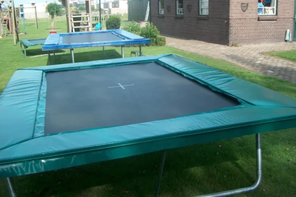 Trampolin Randpolster für Elfje Bahama | 307 x 221 cm | Grün | Extra