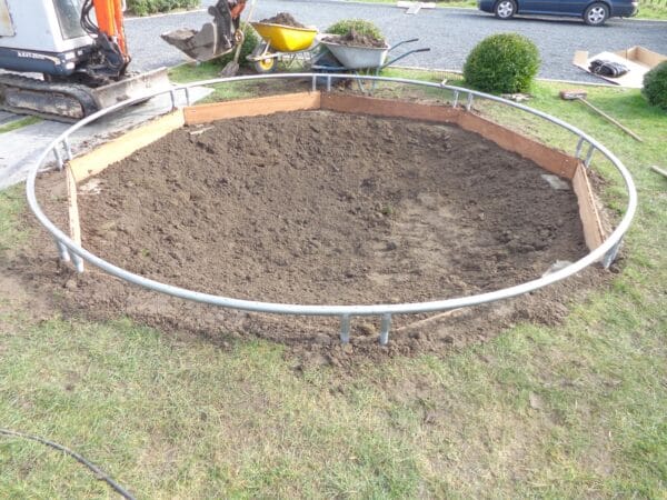 Installation Unterirdisch Trampolin Installation Service Inground